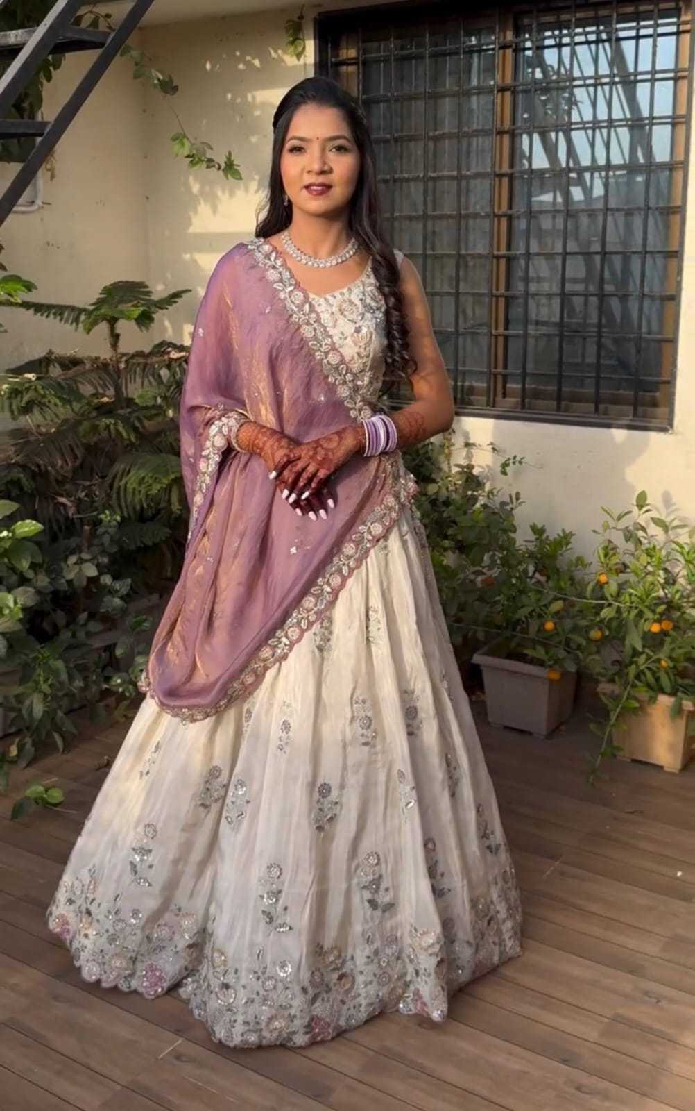 YNF Wholesale Chinon Embroidered Lehenga  | Surat Manufacturer