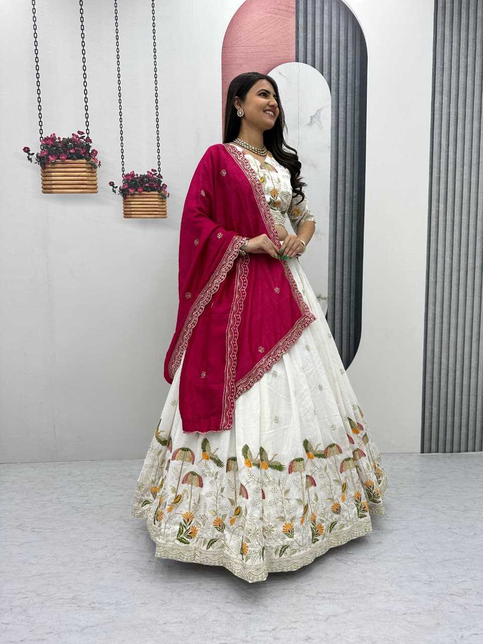 YNF Wholesale Vichitra Silk Silk Lehenga  | Surat Manufacturer
