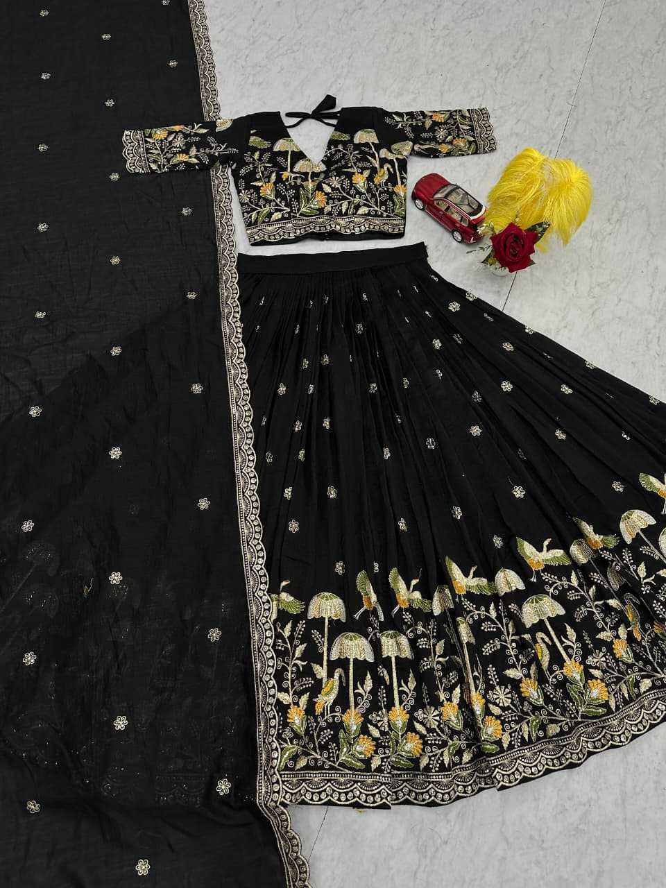 YNF Wholesale Vichitra Silk Silk Lehenga  | Surat Manufacturer