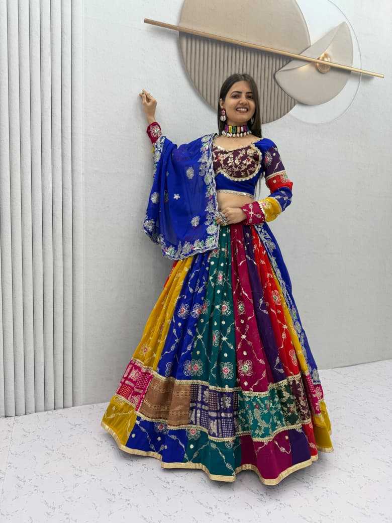 YNF Wholesale Faux Georgette Embroidered Lehenga  | Surat Manufacturer