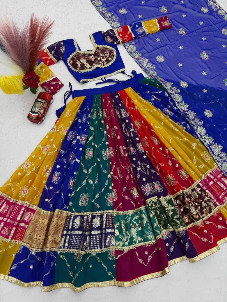 YNF Wholesale Faux Georgette Embroidered Lehenga  | Surat Manufacturer