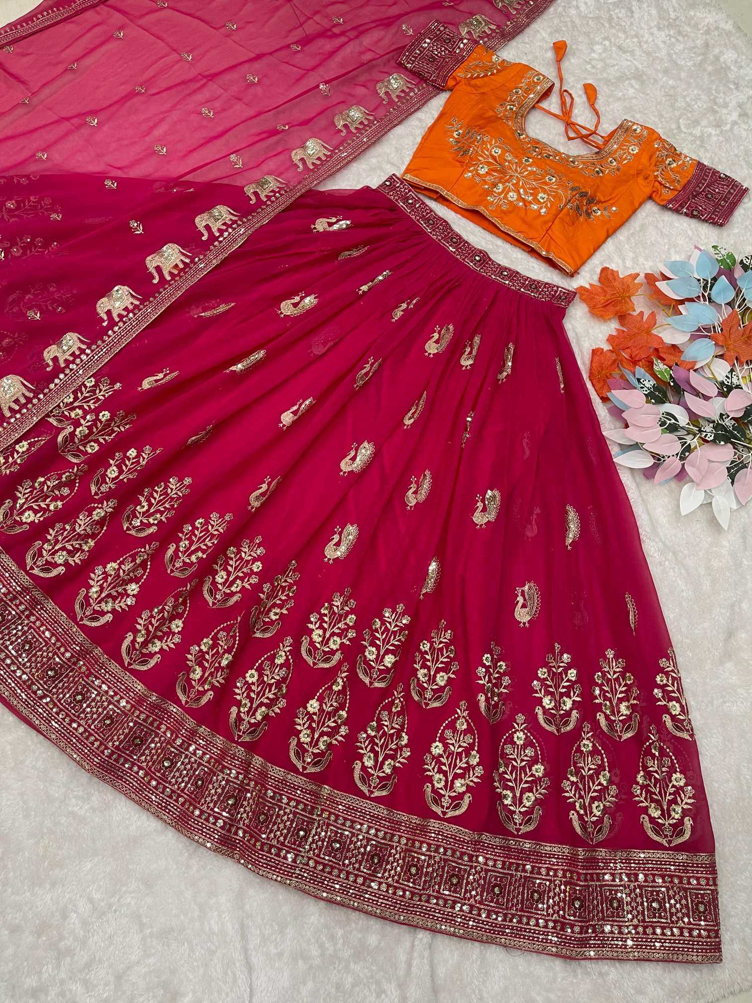 YNF Wholesale Faux Georgette Designer Lehenga  | Surat Manufacturer