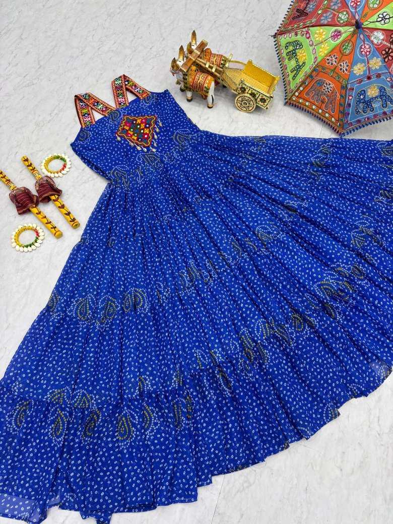 YNF Wholesale Georgette Printed Gowns KESH498 108 | Surat Manufacturer