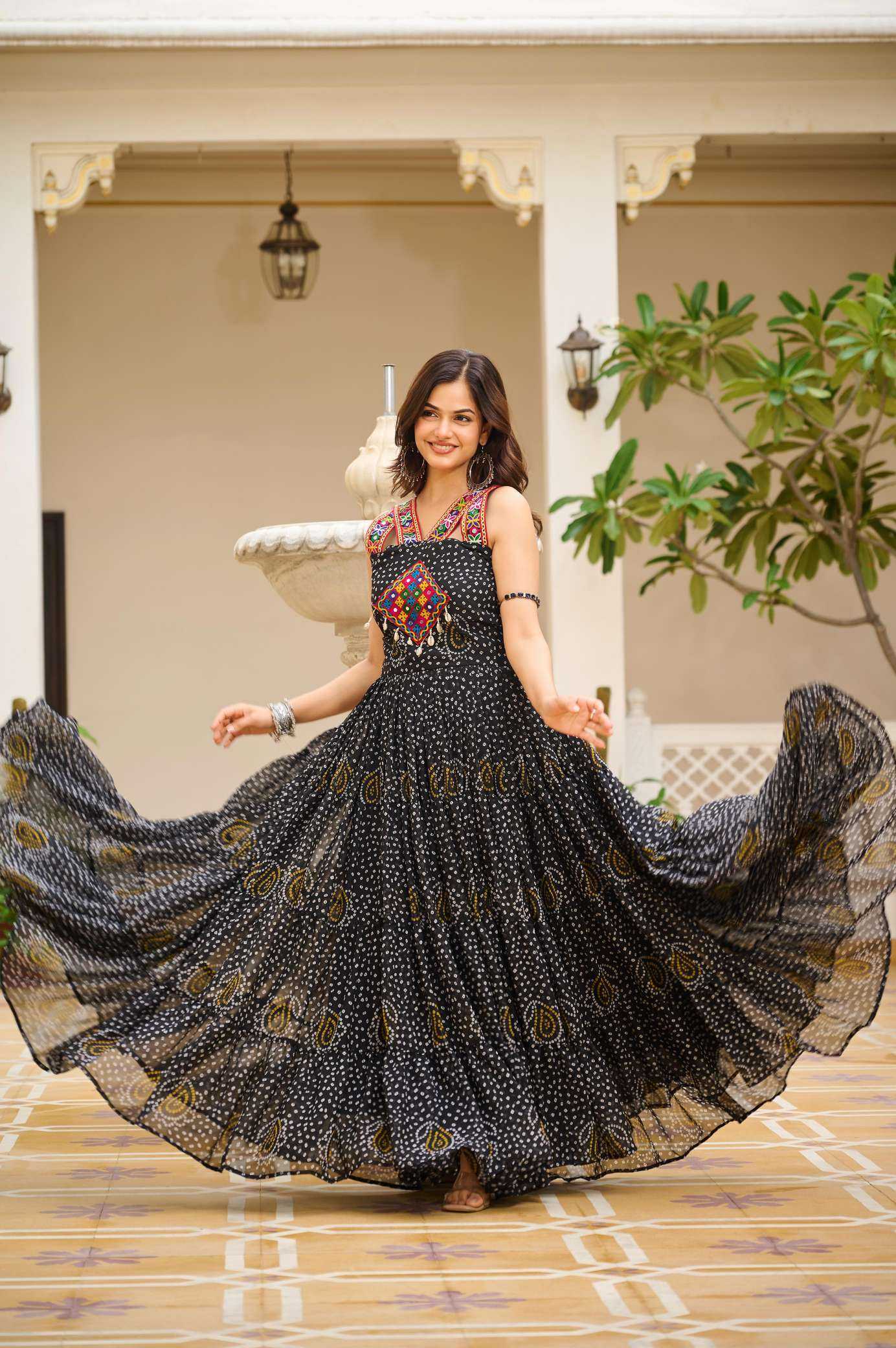 YNF Wholesale Georgette Printed Gowns KESH498 108 | Surat Manufacturer