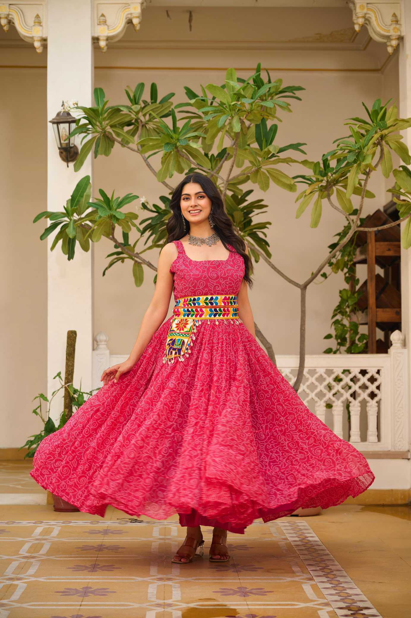 YNF Wholesale Faux Georgette Printed Gowns KESH498 110 | Surat Manufacturer