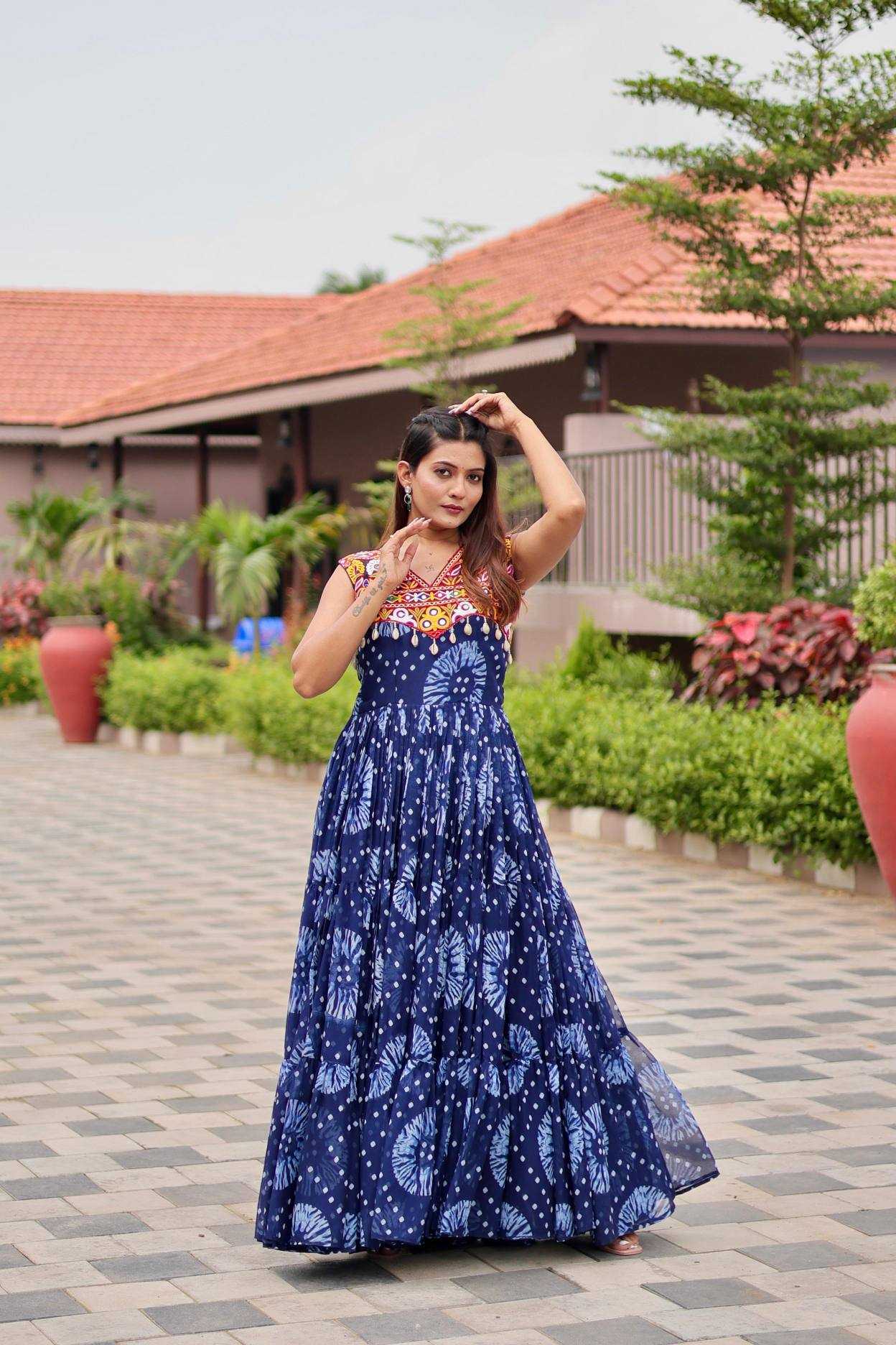 YNF Wholesale Faux Georgette Party Gowns KESH498 116 | Surat Manufacturer