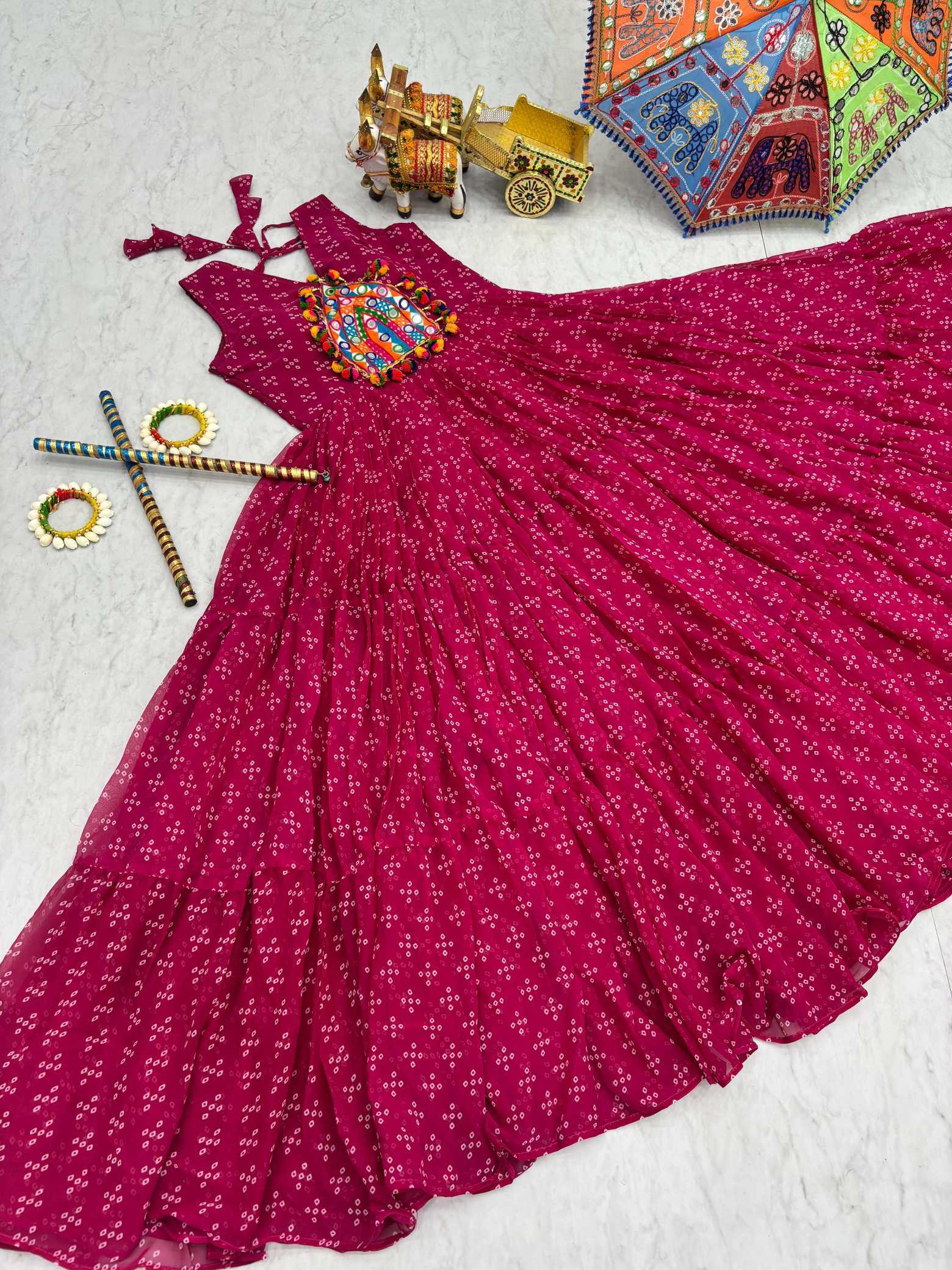 YNF Wholesale Faux Georgette Embroidery Gowns KESH498 128 | Surat Manufacturer