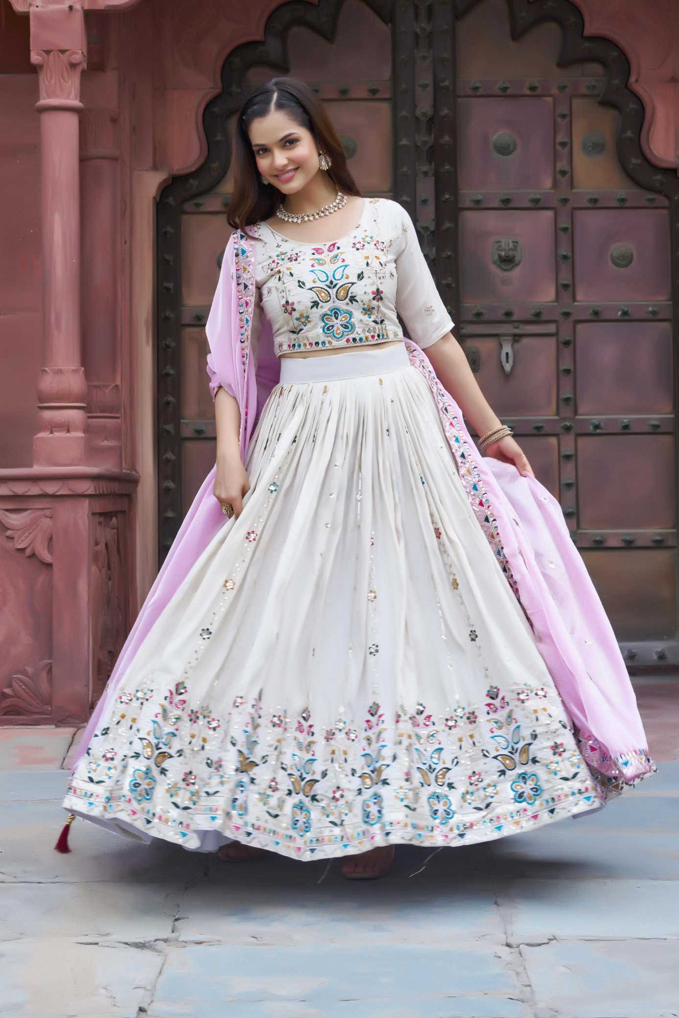 YNF Wholesale Tissue Silk Silk Lehenga  | Surat Manufacturer