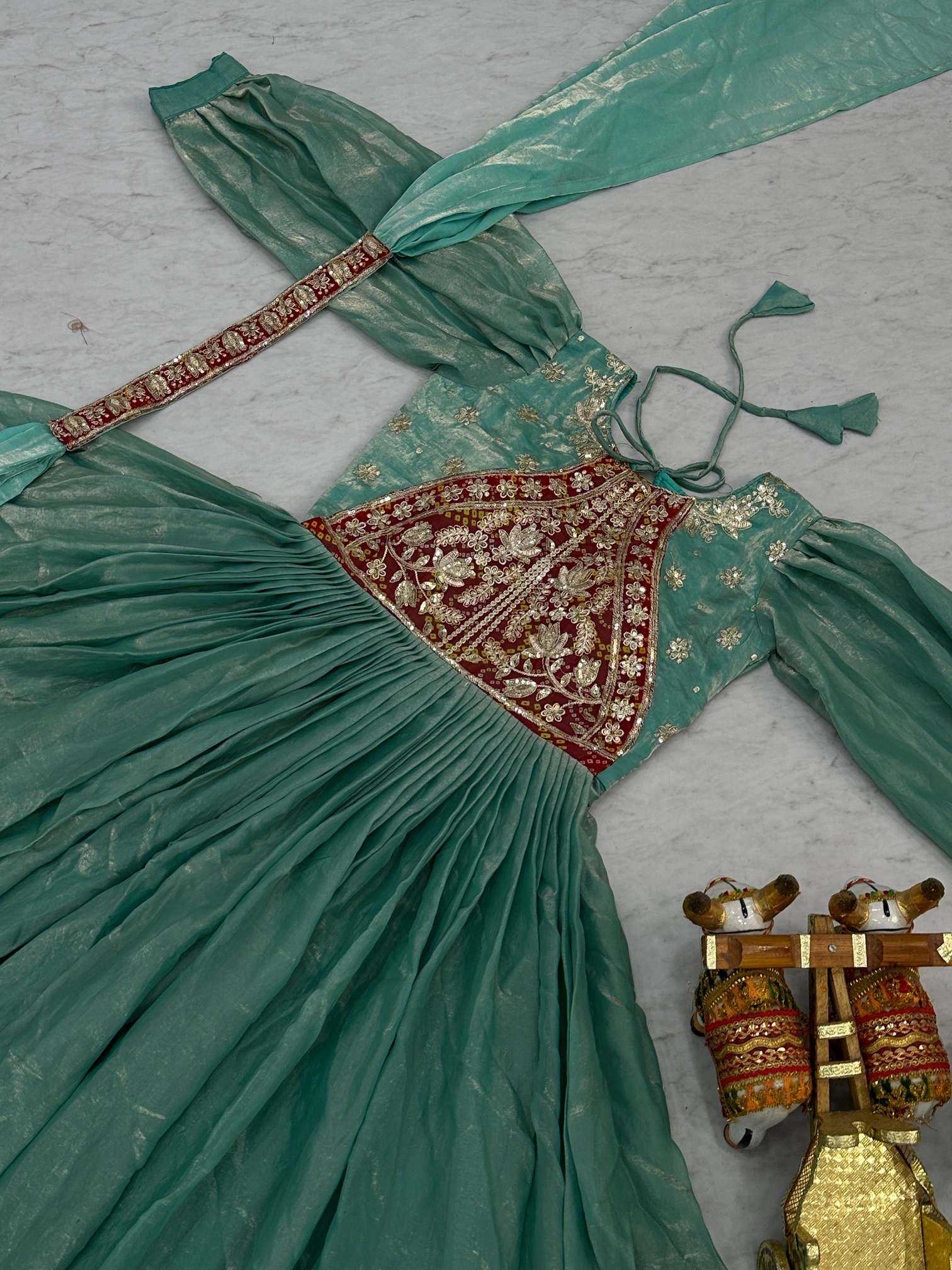 YNF Wholesale Silk Embroidery Gowns KESH498 146 | Surat Manufacturer