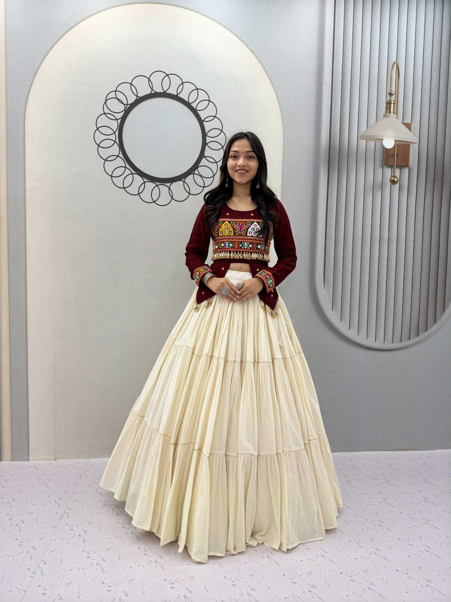 YNF Wholesale Cotton Designer Lehenga  | Surat Manufacturer