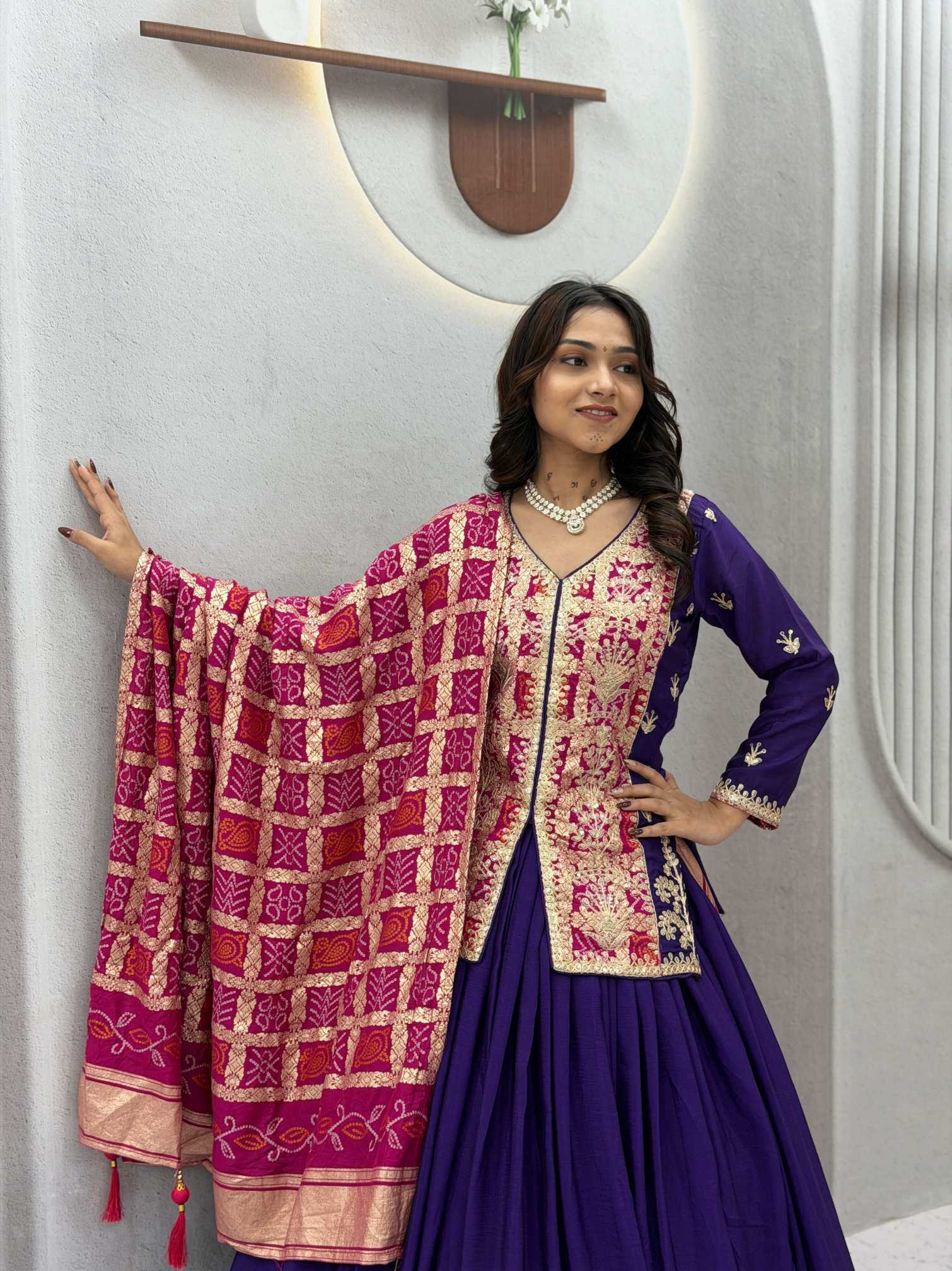 YNF Wholesale Chinon Silk Silk Lehenga  | Surat Manufacturer