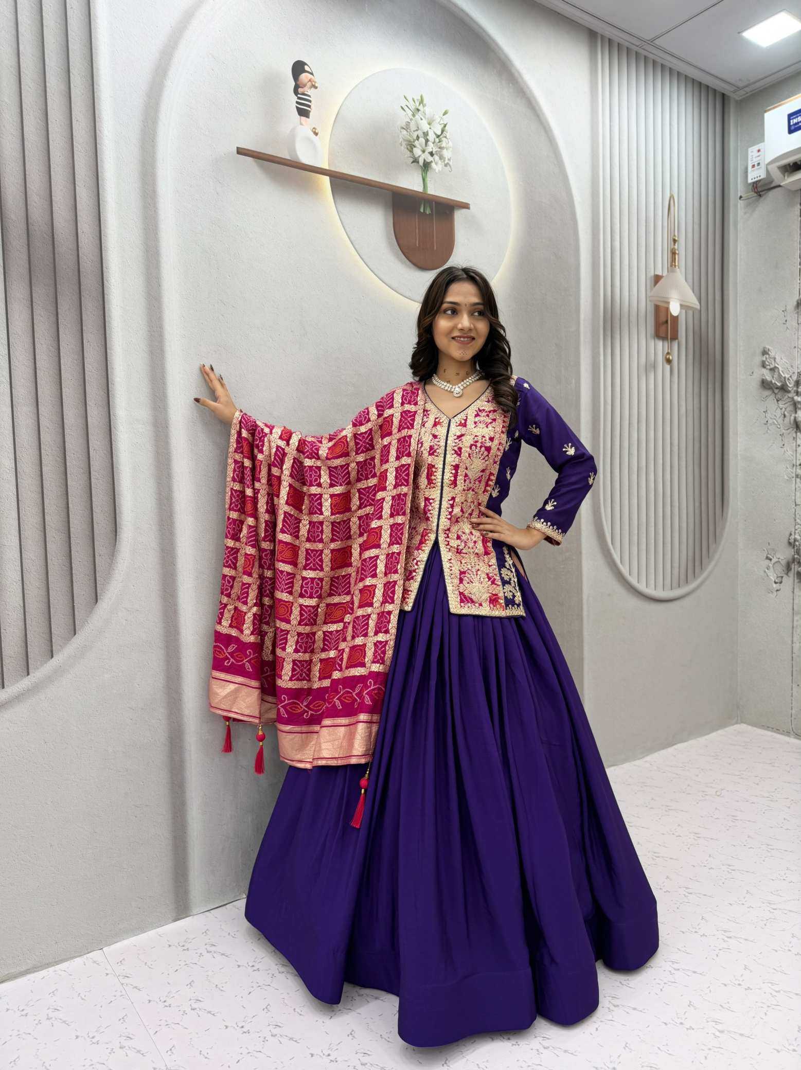 YNF Wholesale Chinon Silk Silk Lehenga  | Surat Manufacturer