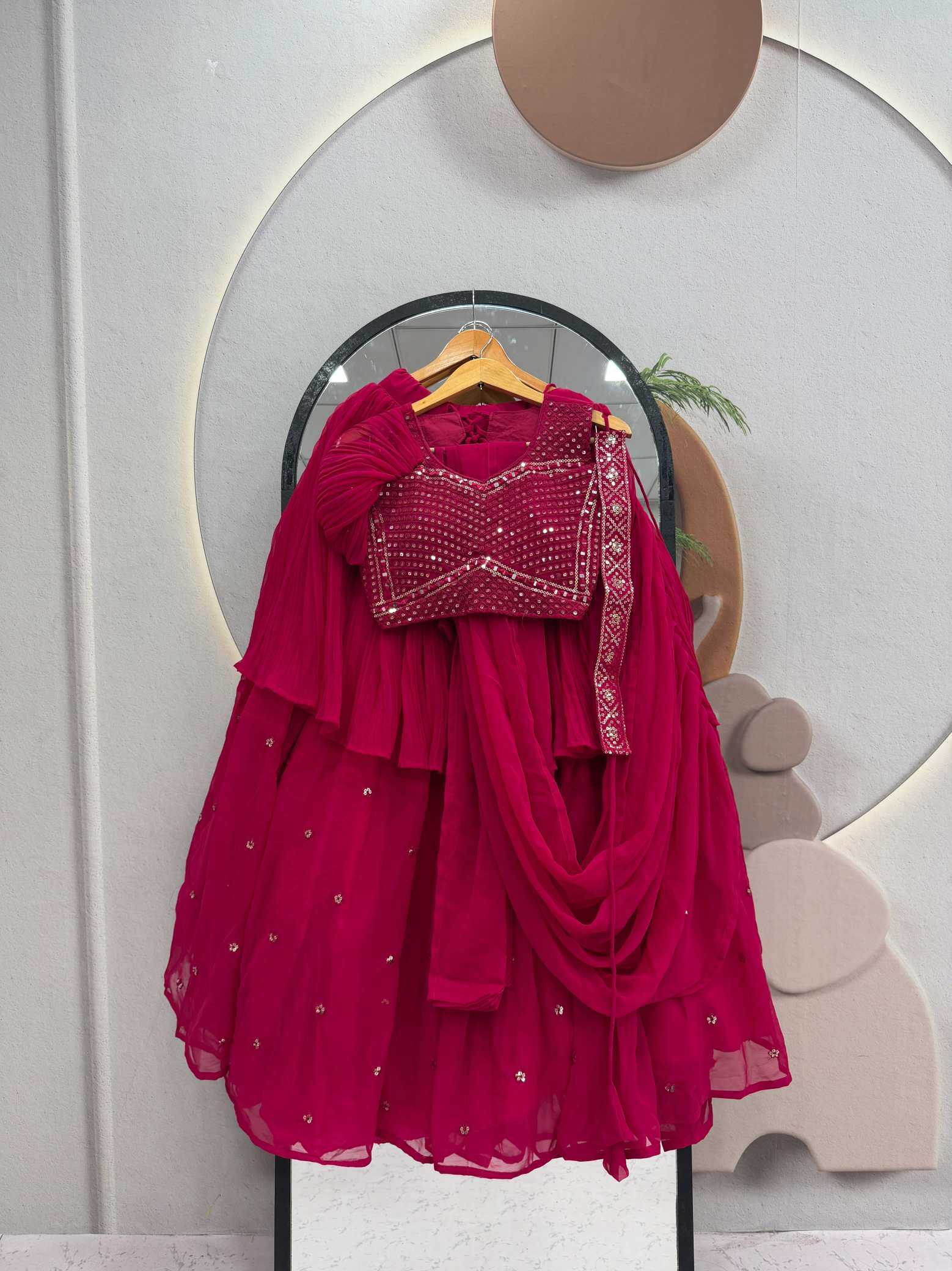 YNF Wholesale Faux Georgette Georgette Lehenga KESH498 193 | Surat Manufacturer