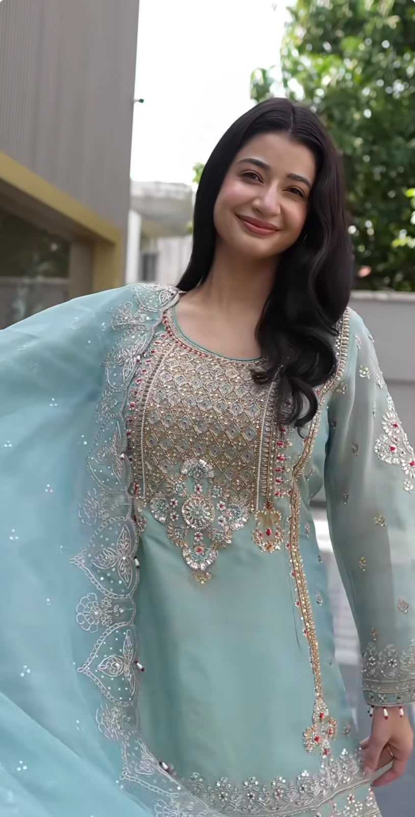 YNF Wholesale Faux Georgette Sharara Salwar Suits  | Surat Manufacturer