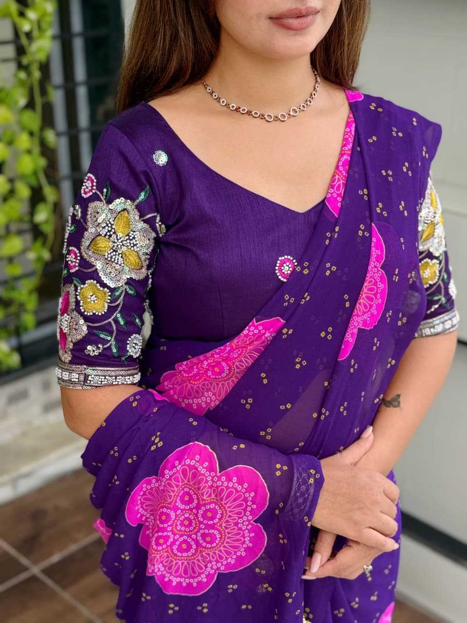 YNF Wholesale Georgette Georgette Sarees KESH501 Baisha | Surat Manufacturer