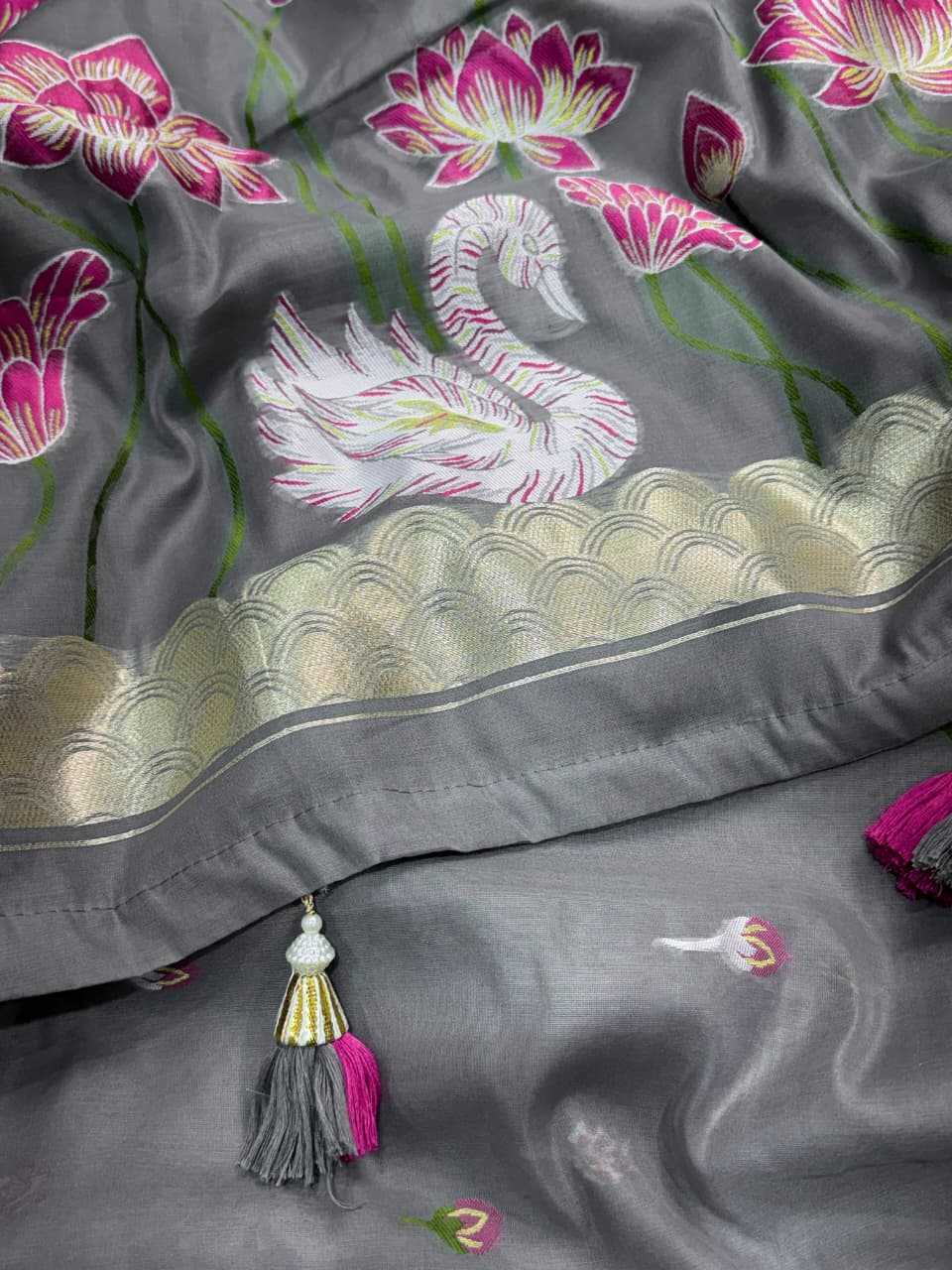 YNF Wholesale Pure Cotton Designer Sarees KESH501 Gulab | Surat Manufacturer