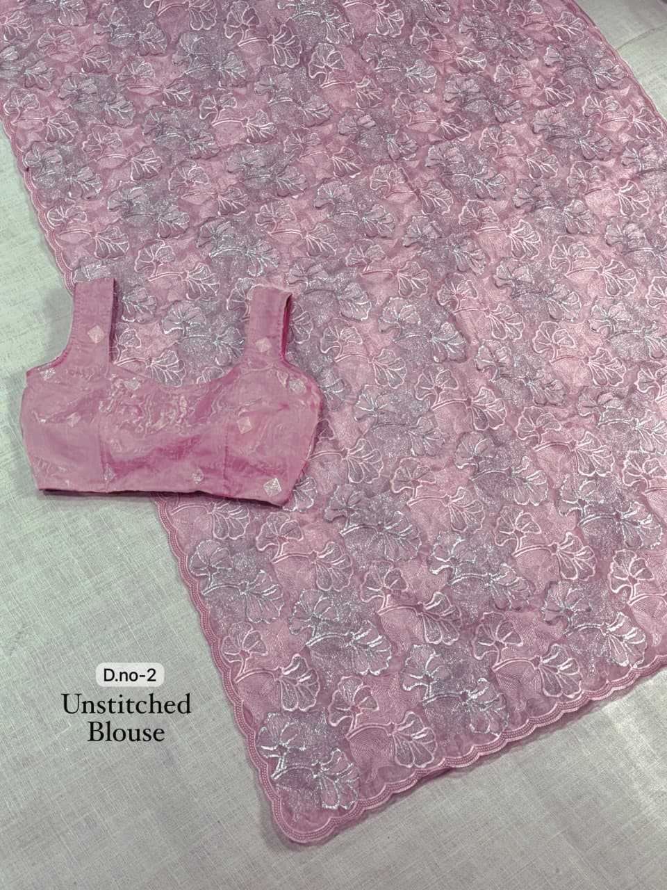 YNF Wholesale Organza Organza Sarees KESH501 Hayat | Surat Manufacturer