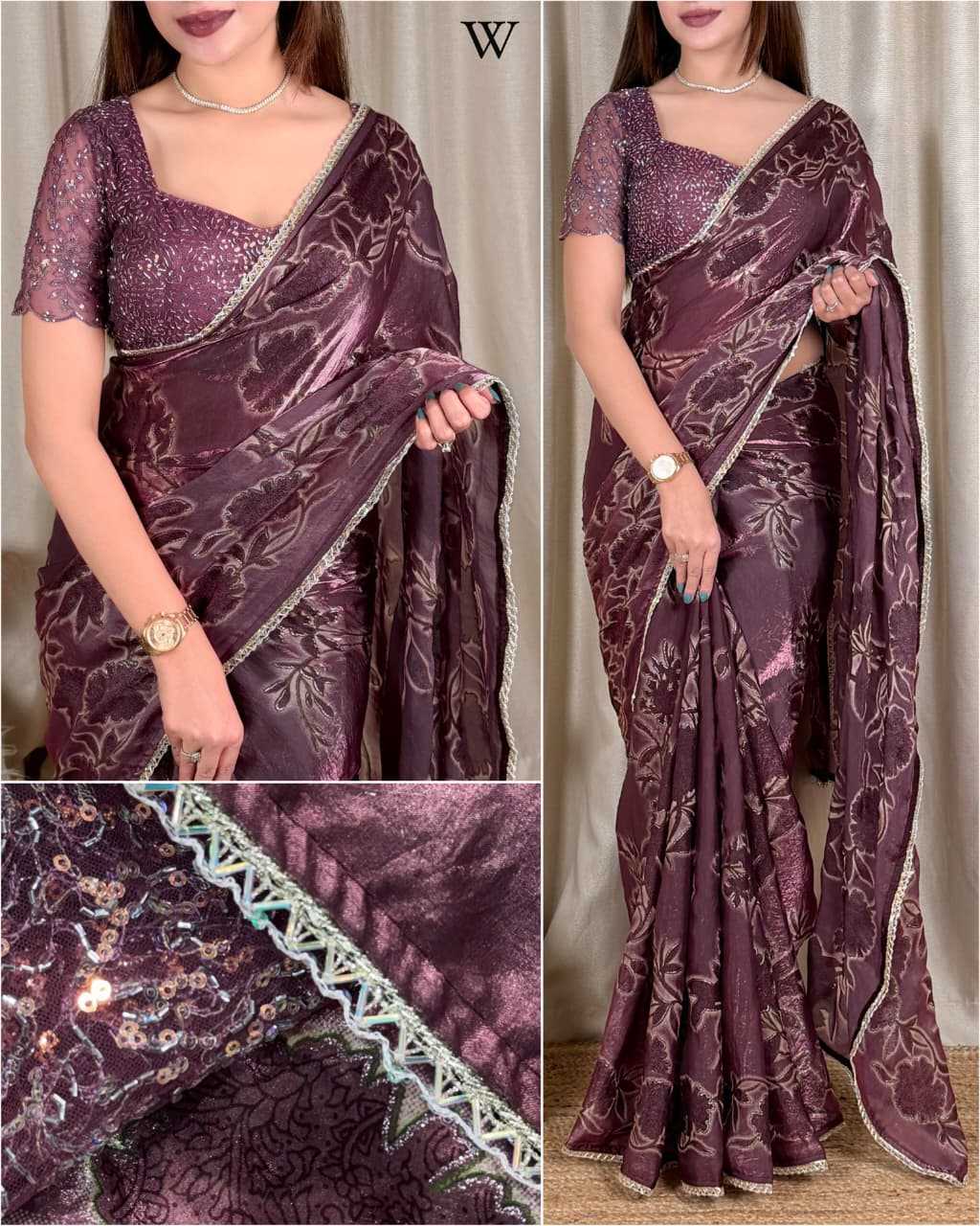 YNF Wholesale Satin Designer Sarees KESH501 Iktara | Surat Manufacturer