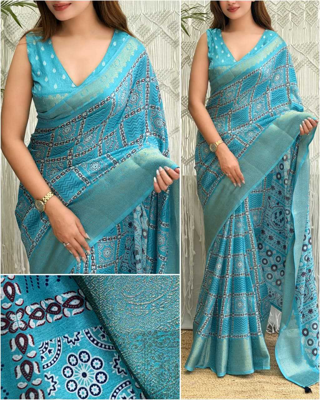 YNF Wholesale Cotton Party Wear Sarees KESH501 Kitkat | Surat Manufacturer