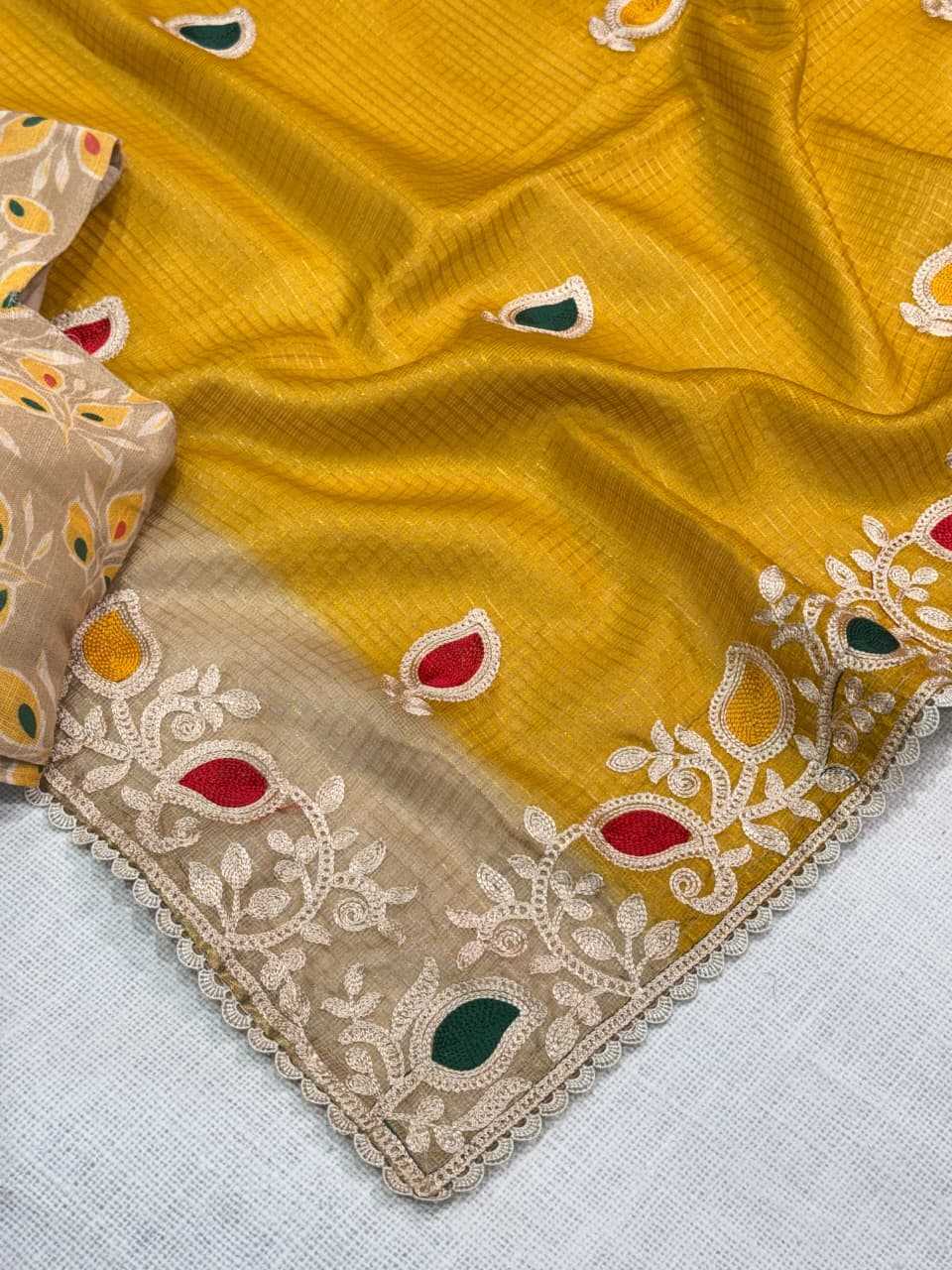 YNF Wholesale Kota Chex Printed Sarees KESH501 Koyal | Surat Manufacturer