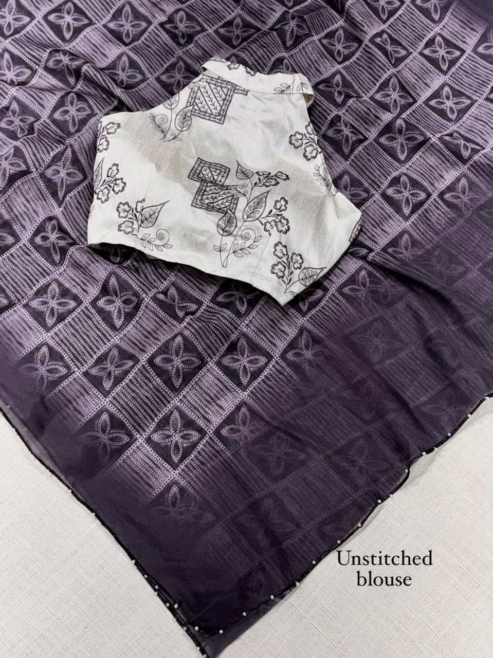 YNF Wholesale Organza Printed Sarees KESH501 Mansi | Surat Manufacturer