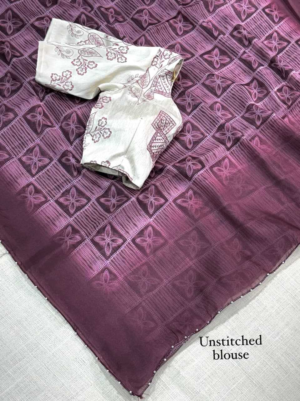 YNF Wholesale Organza Printed Sarees KESH501 Mansi | Surat Manufacturer