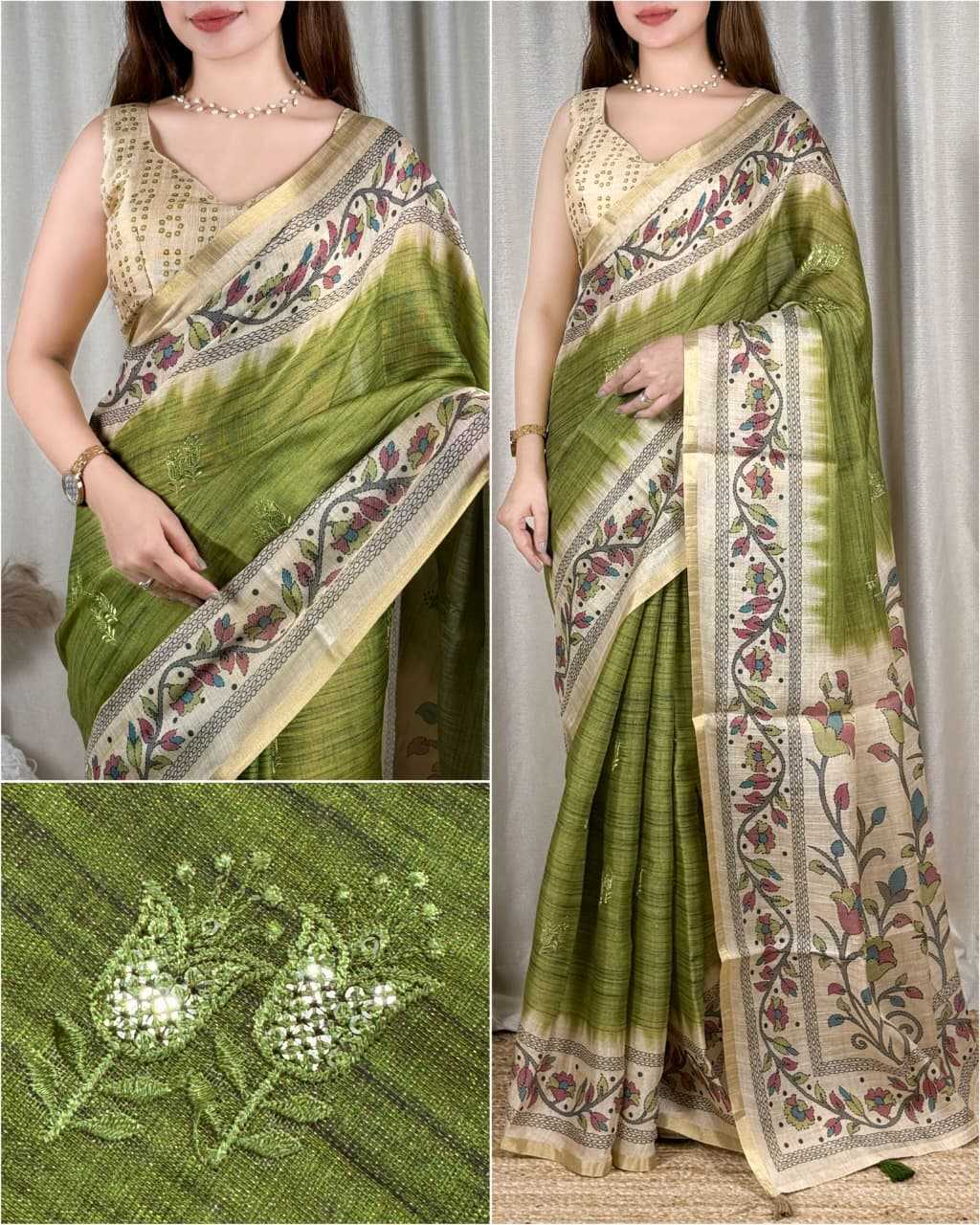 YNF Wholesale Cotton Printed Sarees KESH501 Masakali | Surat Manufacturer