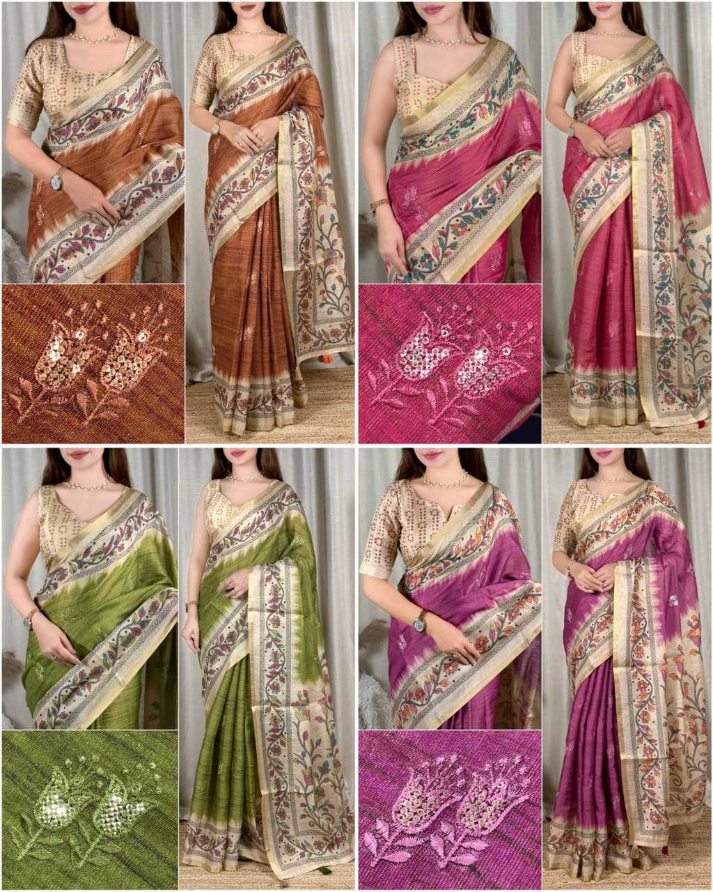 YNF Wholesale Cotton Printed Sarees KESH501 Masakali | Surat Manufacturer