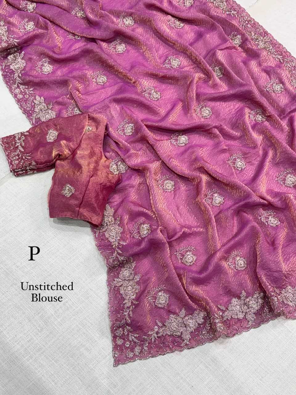 YNF Wholesale Satin Embroidered Sarees KESH501 Ranisha | Surat Manufacturer