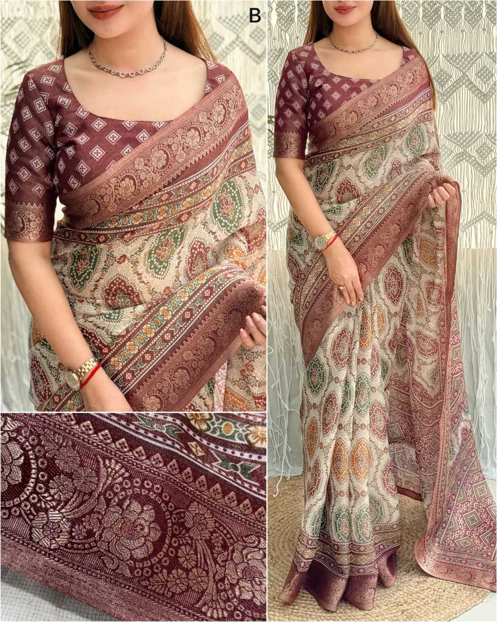 YNF Wholesale Cotton Designer Sarees KESH501 Samyukta | Surat Manufacturer