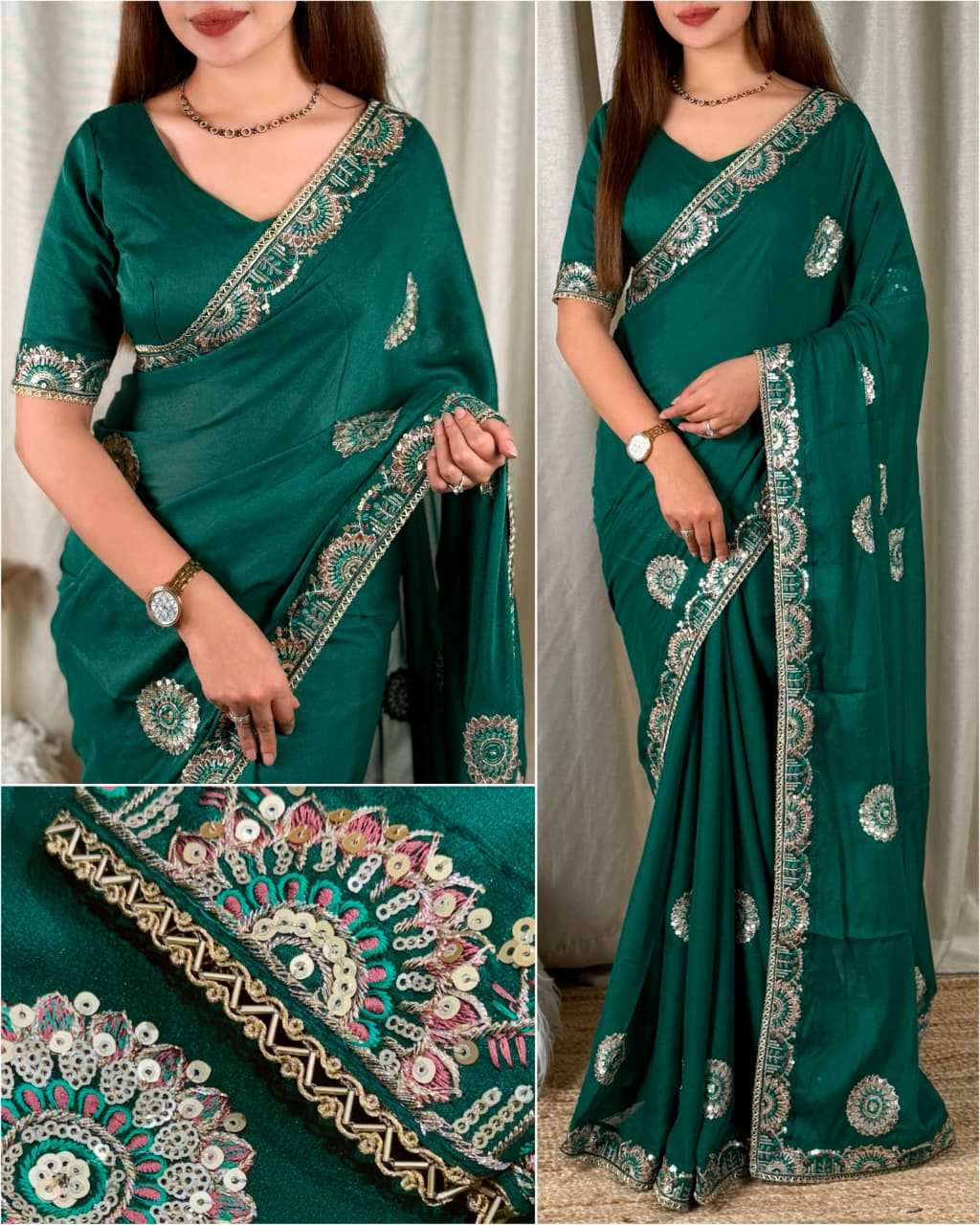 YNF Wholesale Georgette Party Wear Sarees KESH501 Sunhari | Surat Manufacturer