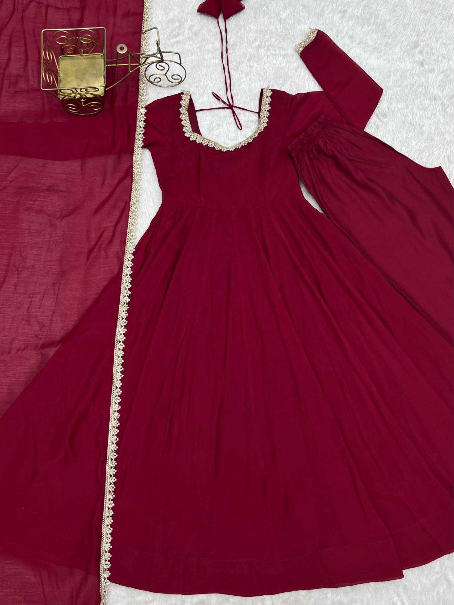 YNF Wholesale Chanderi Soft Fancy Gowns  | Surat Manufacturer
