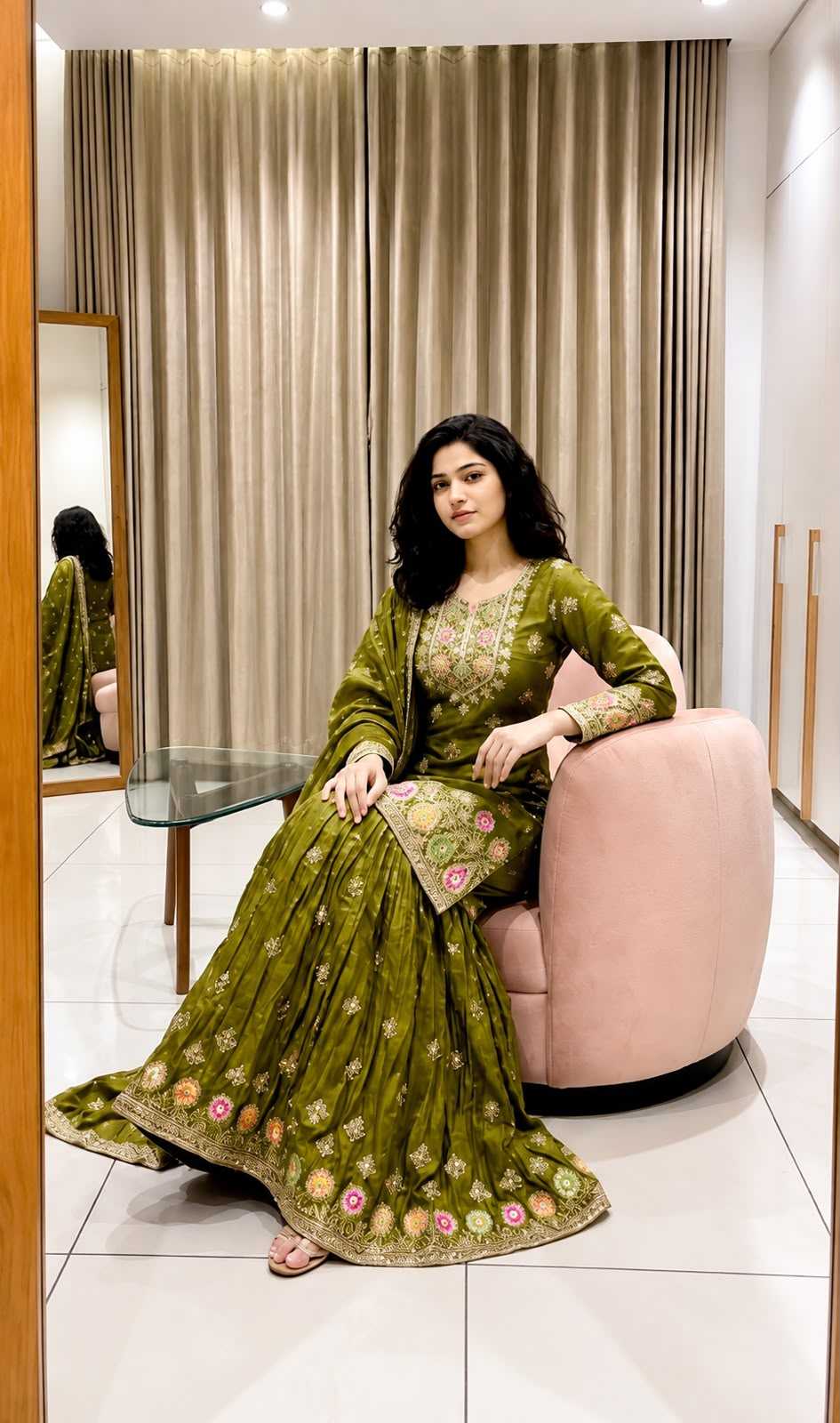 YNF Wholesale Pure Silk Sharara Salwar Suits  | Surat Manufacturer