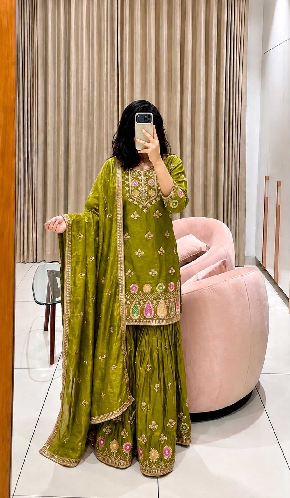 YNF Wholesale Pure Silk Sharara Salwar Suits  | Surat Manufacturer