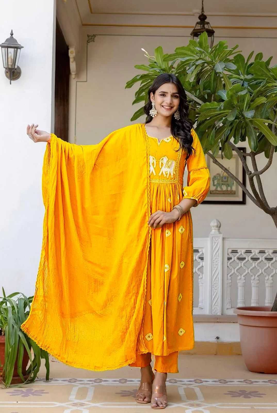 YNF Wholesale Heavy Rayon Designer Kurtis  | Surat Manufacturer