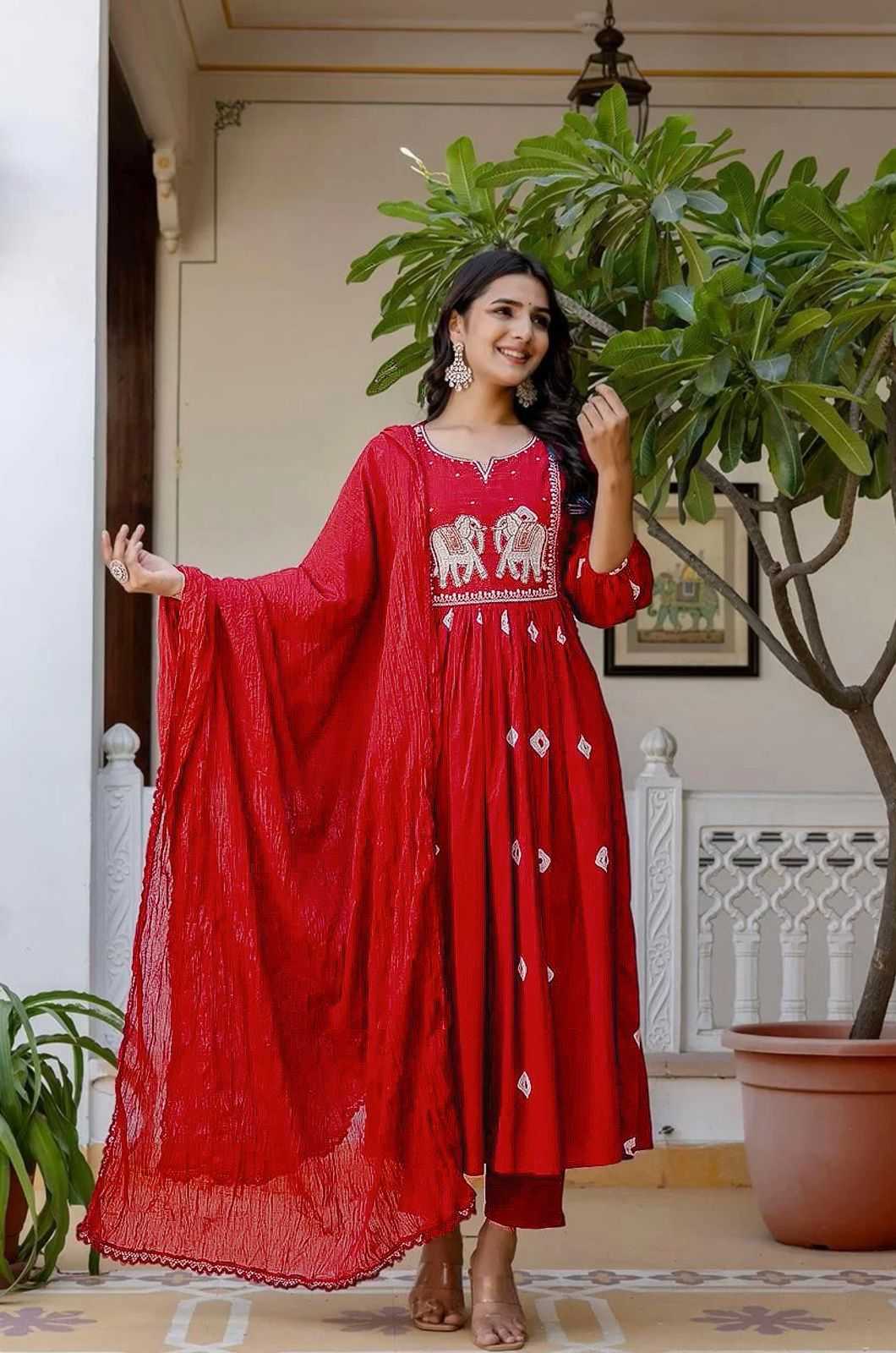 YNF Wholesale Heavy Rayon Designer Kurtis  | Surat Manufacturer