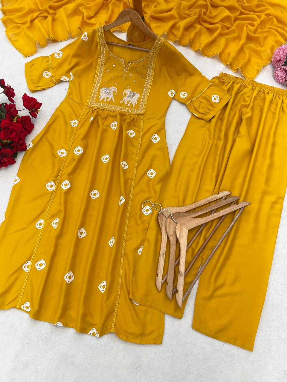 YNF Wholesale Heavy Rayon Designer Kurtis  | Surat Manufacturer