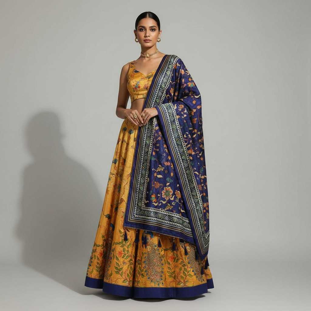 YNF Wholesale Dola Silk Designer Lehenga KESH511 DEGITAL 13 | Surat Manufacturer