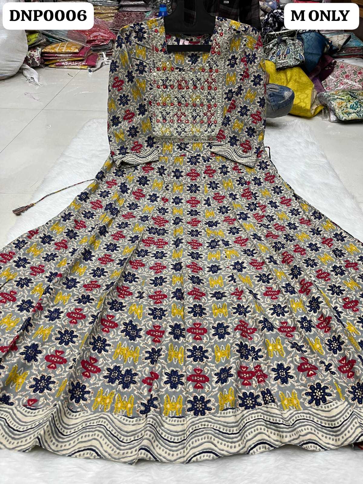 YNF Wholesale Cotton Fancy Gowns  | Surat Manufacturer