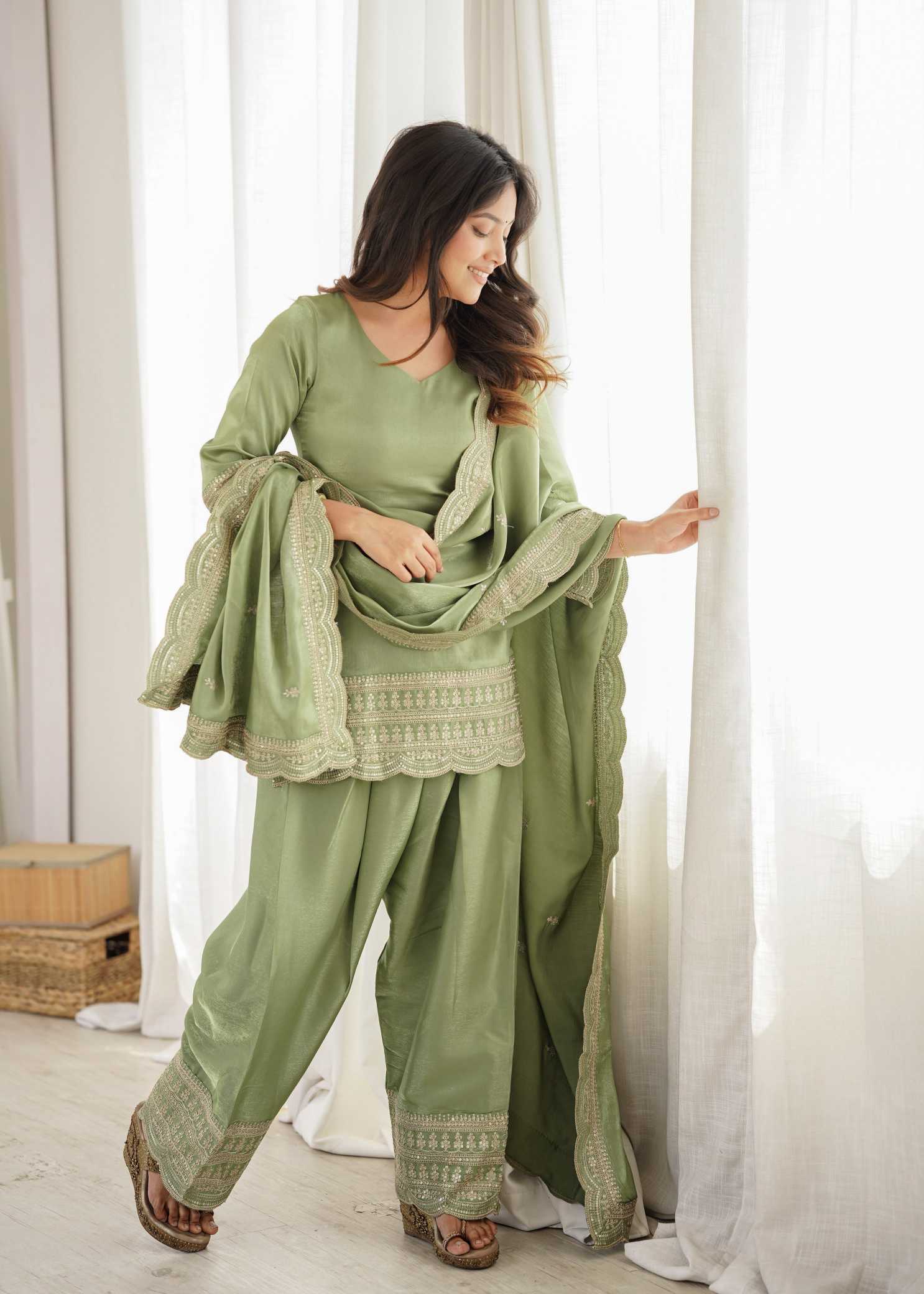 YNF Wholesale Heavy Roman Silk Party Wear Kurtis  | Surat Manufacturer