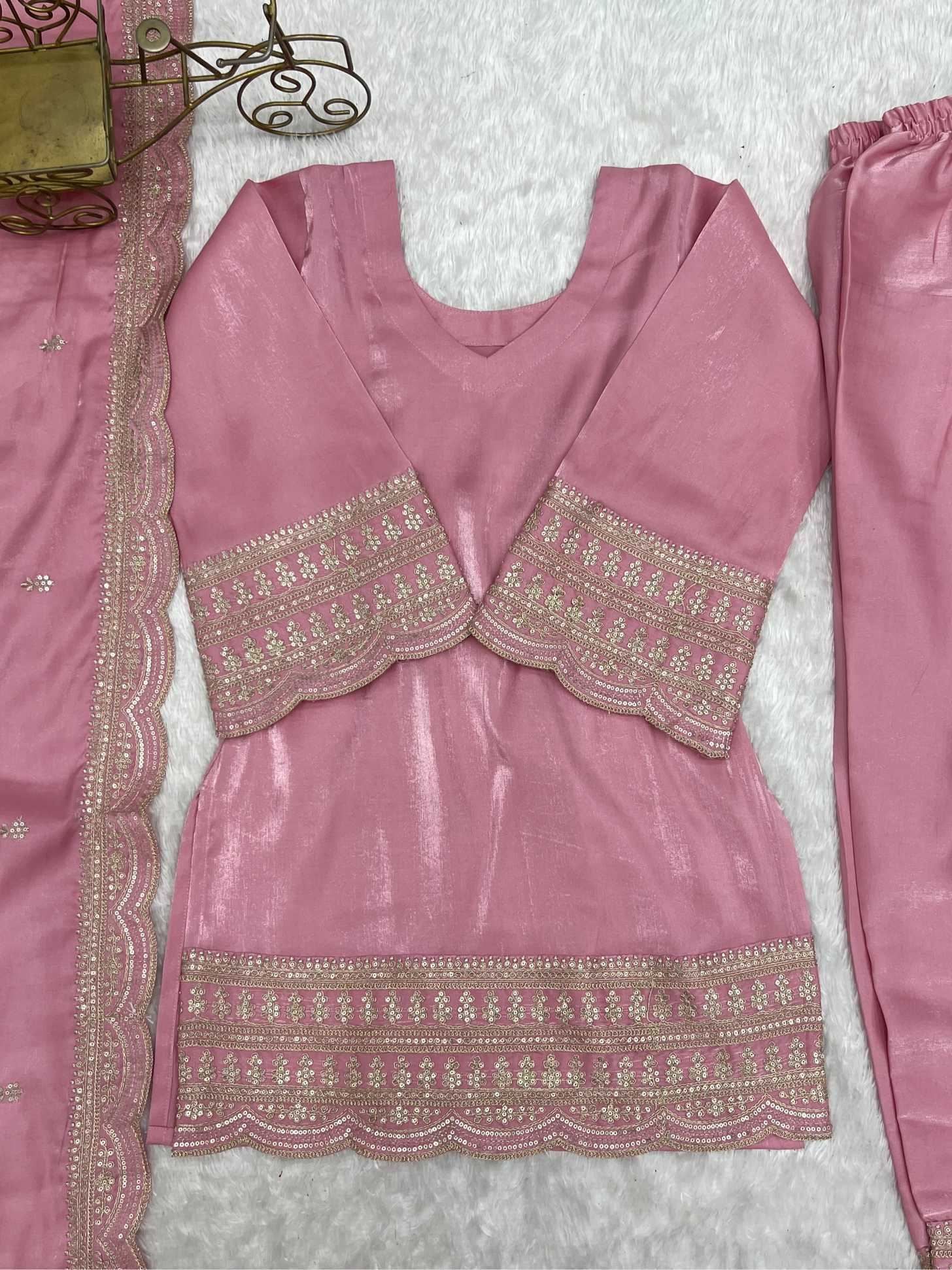 YNF Wholesale Heavy Roman Silk Party Wear Kurtis  | Surat Manufacturer