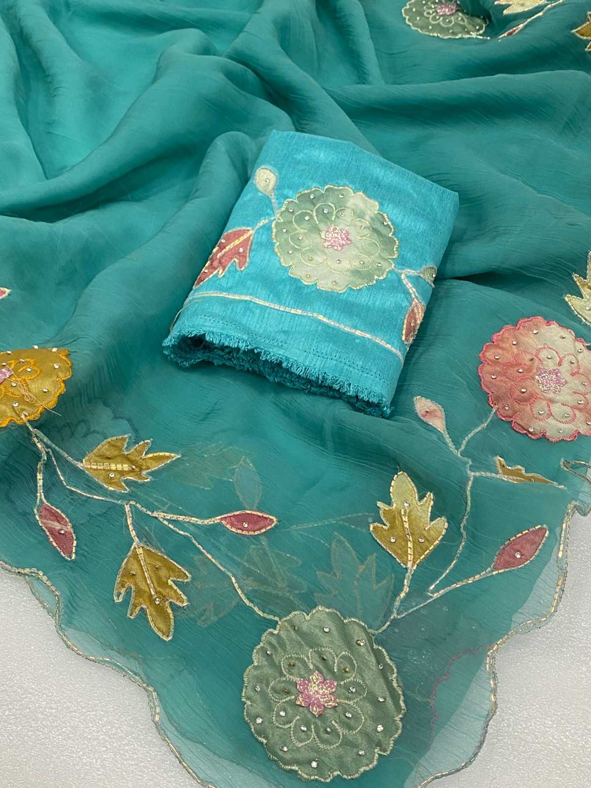 YNF Wholesale Soft Gold Crush Designer Sarees  | Surat Manufacturer