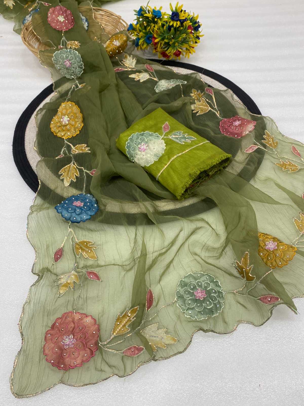 YNF Wholesale Soft Gold Crush Designer Sarees  | Surat Manufacturer