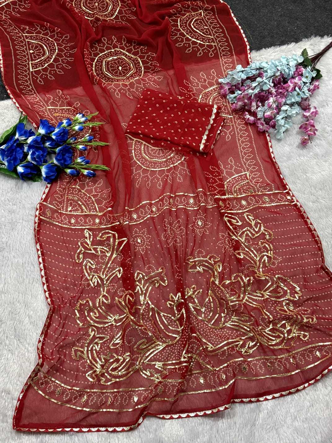 YNF Wholesale Georgette Printed Sarees  | Surat Manufacturer