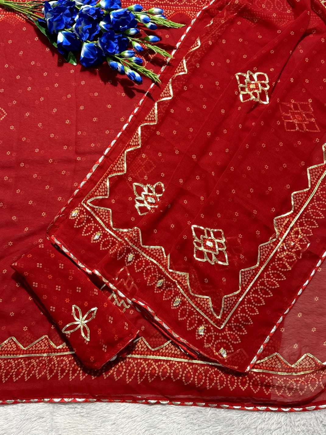 YNF Wholesale Georgette Printed Sarees  | Surat Manufacturer