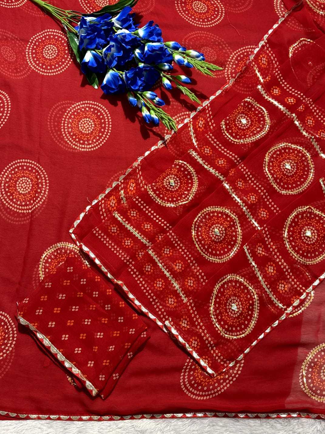 YNF Wholesale Georgette Printed Sarees  | Surat Manufacturer