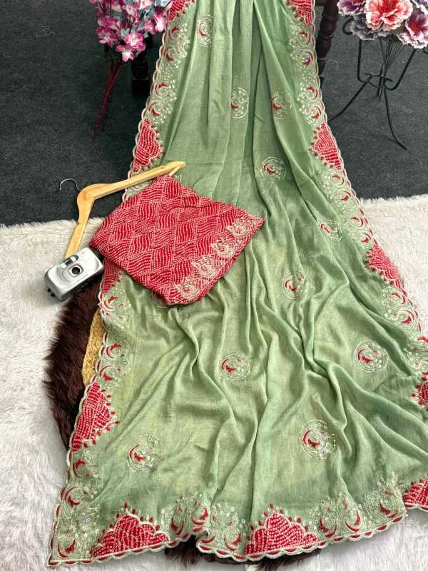 YNF Wholesale Crunchi Sequence Sarees  | Surat Manufacturer