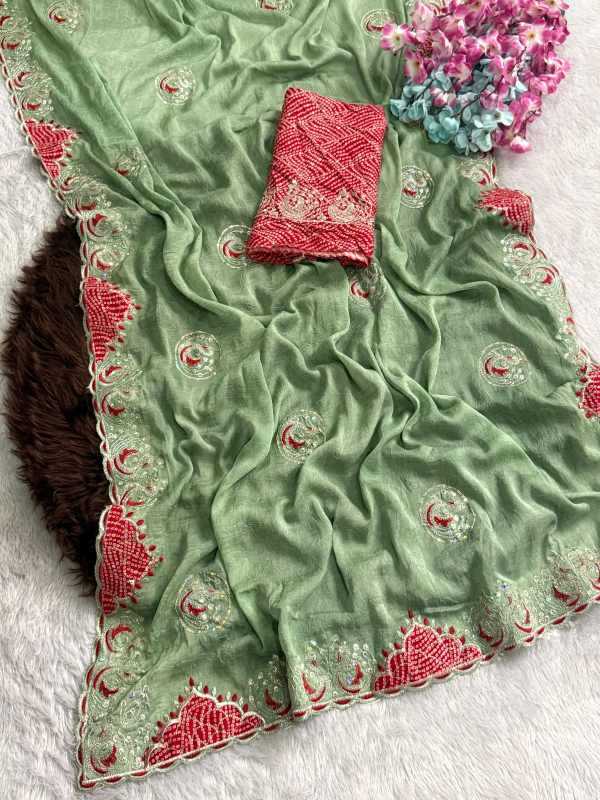 YNF Wholesale Crunchi Sequence Sarees  | Surat Manufacturer