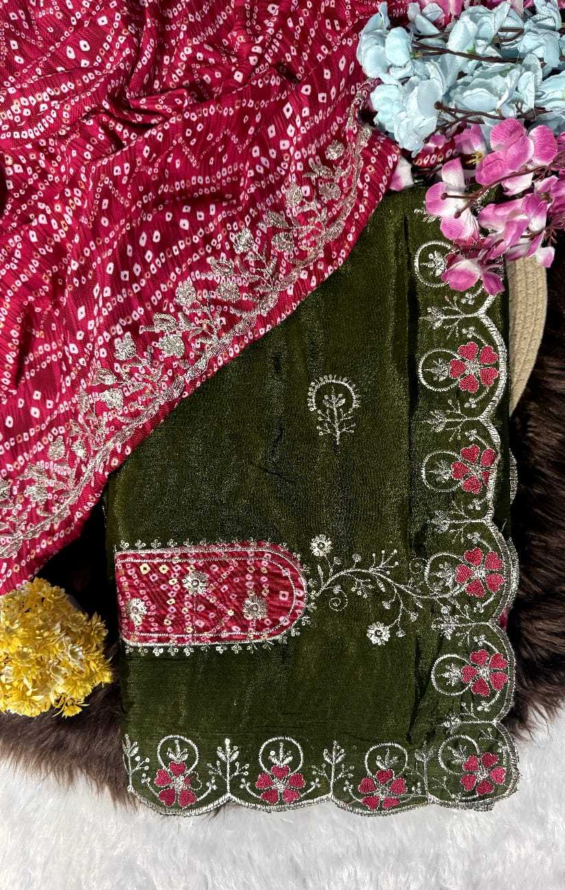 YNF Wholesale Chinon Sequence Sarees  | Surat Manufacturer