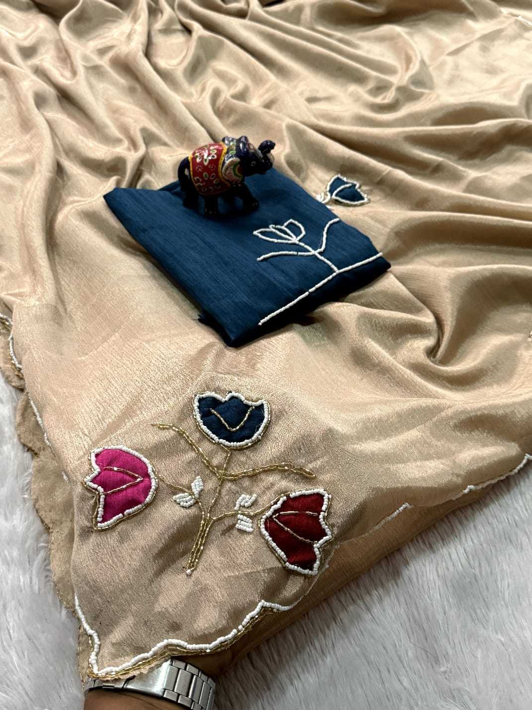 YNF Wholesale Chinon Designer Sarees  | Surat Manufacturer
